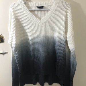 Topshop ombré pullover sweater